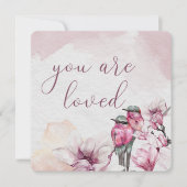 愛されている - アファメーションカード サンキューカード (正面)