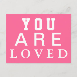 愛されている - インスピレーション - モチベーション - エンカレッジ ポストカード