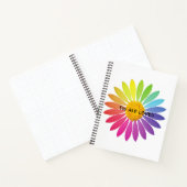 "愛されている"ジャーナル – レインボーデイジーグラフィティ ノートブック (内部)