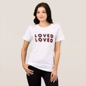 愛されている トライブレンドTシャツ (正面全面)