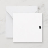 愛されている – バレンタインデーのカード ノートカード (裏面)