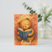 愛されている – 水彩本&ハートはがき ポストカード (スタンド正面)