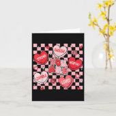 愛されてる価値がある カン ディハート教師バレンタイン カード (黄色い花)