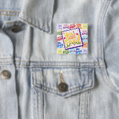 愛されてる！ボタン 缶バッジ (インサイチュ)