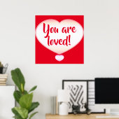 愛されてる!ポスター ポスター (ホームオフィス)