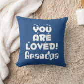 愛されてる！彼パーソナライズされたへの贈り物 クッション (ブランケット)