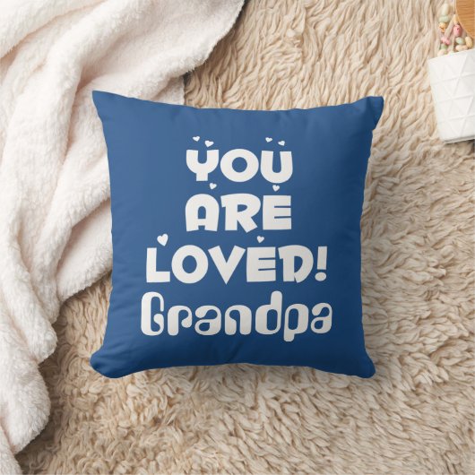 愛されてる!彼パーソナライズされたへの贈り物 クッション (ブランケット)