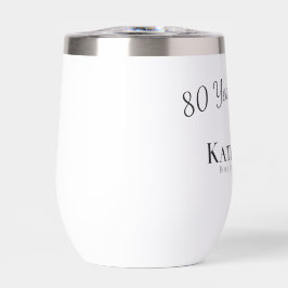 「愛されて80年!」 80パーソナライズされた番目の誕生日