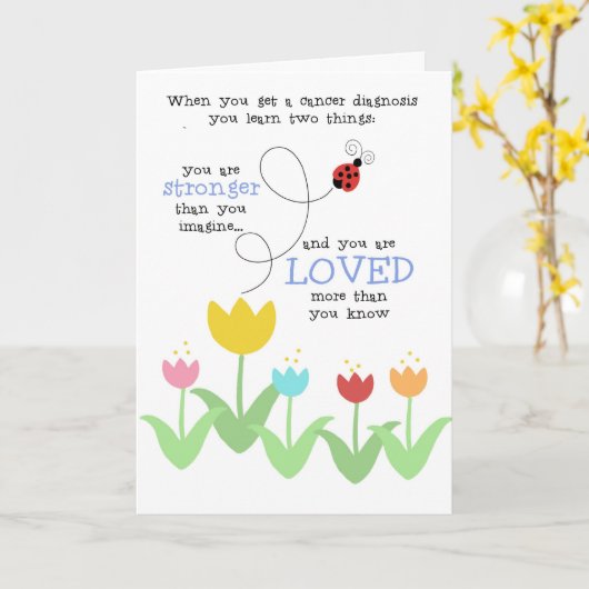 愛されます カード (黄色い花)