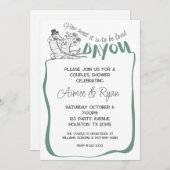 愛されるってなんて素敵！ベイウーでのお祝い招待状 招待状 (正面/裏面)