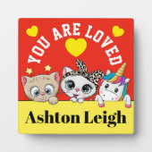 愛されるなんて可愛い フォトプラーク (正面)