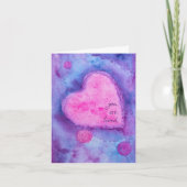 愛されるウォーターユニークカラーカード カード (正面)