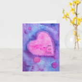 愛されるウォーターユニークカラーカード カード (黄色い花)