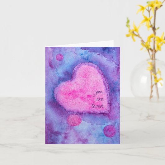 愛されるウォーターユニークカラーカード カード (黄色い花)