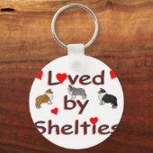 愛されるシェットランド・ シープドッグ キーホルダー (正面)