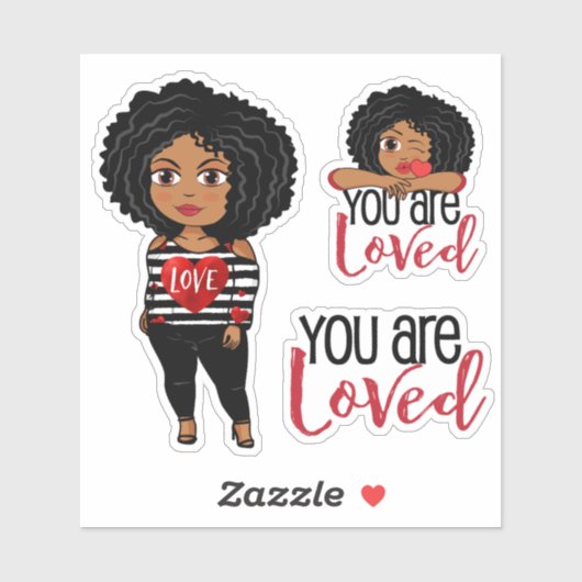 愛されるステッカー シール (シート)