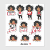 愛されるステッカー シール (シート)