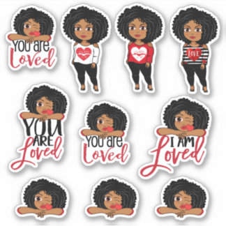 愛されるステッカー シール