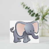 愛されるゾウの子ども漫画のキャラクター ポストカード (スタンド正面)