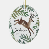 愛されるディーリーフォトキープサケ セラミックオーナメント (右)