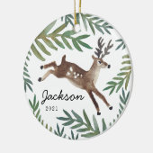 愛されるディーリーフォトキープサケ セラミックオーナメント (左)