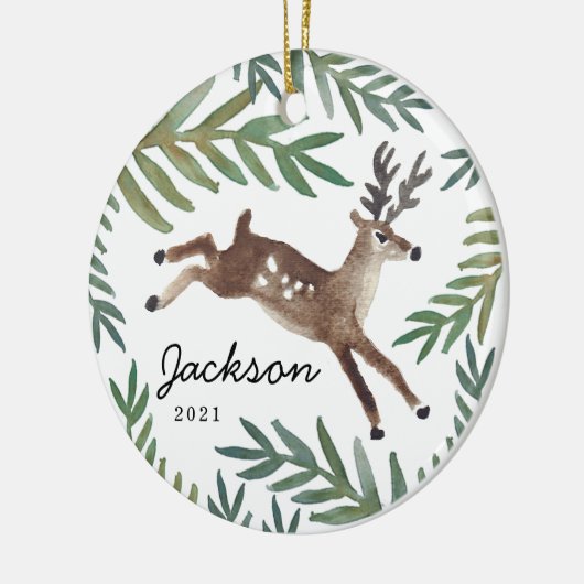 愛されるディーリーフォトキープサケ セラミックオーナメント (左)