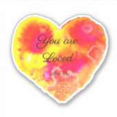 愛されるハート シール (正面)