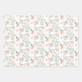 愛されるバラ包装紙シート ラッピングペーパーシート (正面)