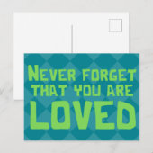 愛されるプラトニック・バレンタイン ポストカード (正面/裏面)