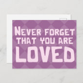 愛されるプラトニック・バレンタイン ポストカード (正面/裏面)