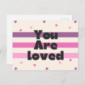 愛されるプラトニック・バレンタイン ポストカード (正面/裏面)