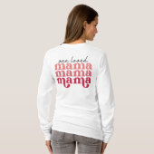 愛されるママ Tシャツ (裏面フル)