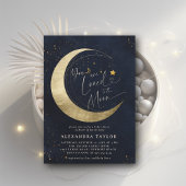 愛されるムーンモバイル暗黒海軍ニュートラルベビーシャワー 招待状