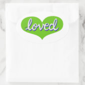 愛される人 – ステッカー (バッグ)