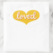 愛される人 – ステッカー (バッグ)