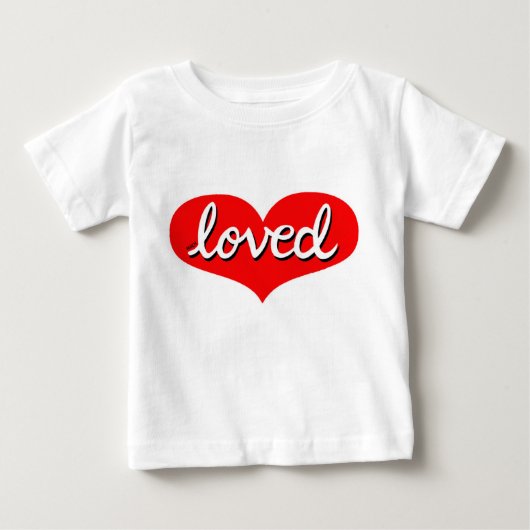愛される人 – 乳児 ベビーTシャツ (正面)