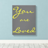 愛される子供の寝室の壁つるの キャンバスプリント (インサイチュ (ウッドフロア))