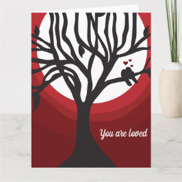 愛される愛する鳥の赤い黒 カード