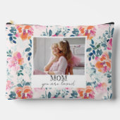 愛される水彩フローラ母の日 アクセサリーポーチ (正面)