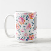 愛される水彩フローラ母の日 コーヒーマグカップ (左)