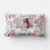 愛される水彩フローラ母の日 ランバークッション (正面)