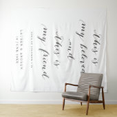 愛される聖書の結婚式背景 タペストリー (インサイチュ(横))