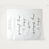 愛される聖書の結婚式背景 タペストリー (正面(横))