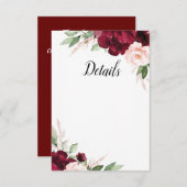 愛される花のディテール カード (正面/裏面)