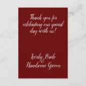 愛される花のディテール カード (裏面)