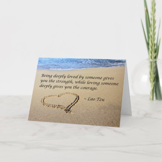 愛される カード (正面)