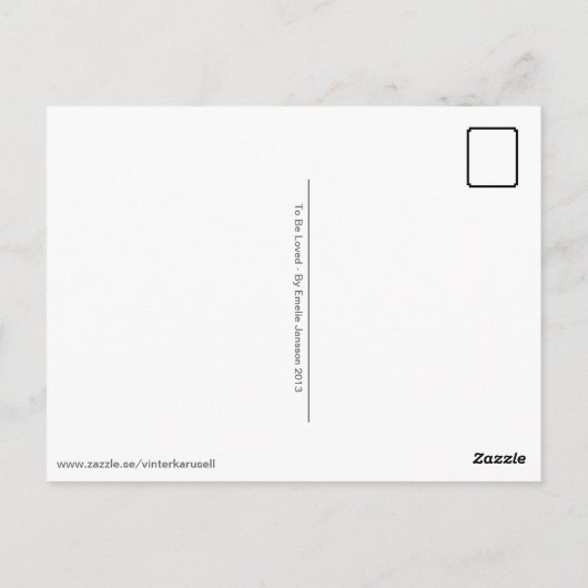 愛される ポストカード (裏面)