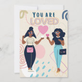 愛される 招待状 (正面)