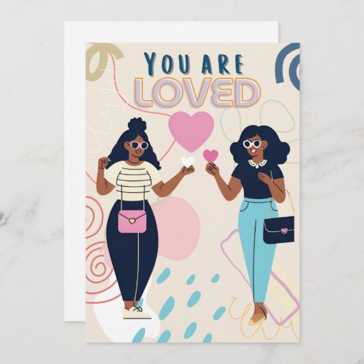 愛される 招待状 (正面/裏面)