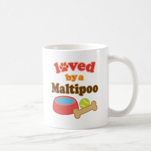 愛されるmaltipoo コーヒーマグカップ (右)